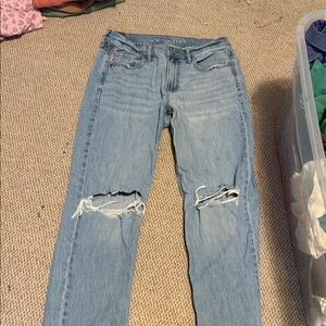 American Eagle Distressed Blue Jeans